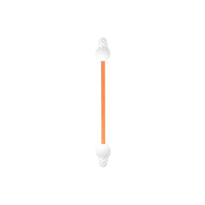 Lastswab -- Cure-oreille bébé réutilisable avec étui - orange