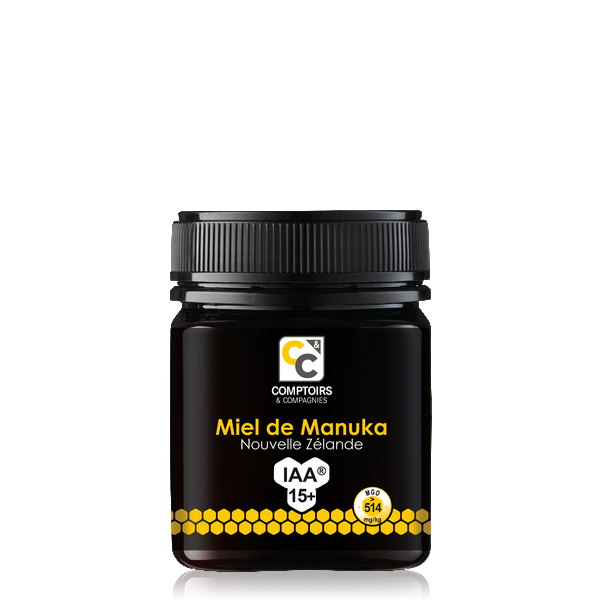 Comptoirs & Compagnies -- Miel de manuka iaa15+ (mgo 514) (origine  Nouvelle zélande) - 250 g