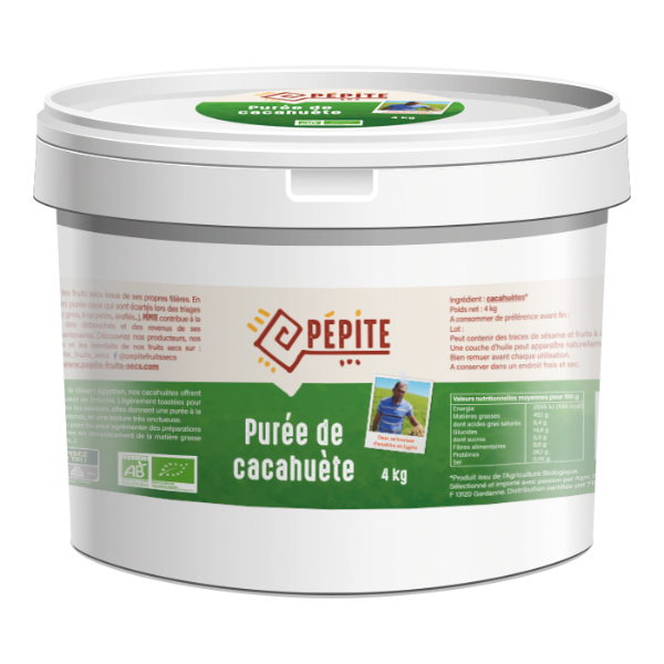 Agrosourcing -- Purée de cacahuètes bio Vrac (origine Egypte) - 4