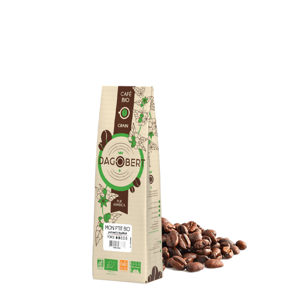 Les Cafés Dagobert -- Mon p'tit bio 100% arabica bio - grains - 250 g